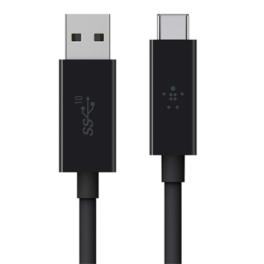  Кабель интерфейсный Belkin USB-A to USB-C Cable F2CU029bt1M-BLK