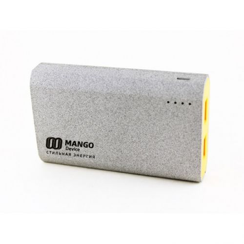  Аккумулятор внешний универсальный Mango MA-7800G 7800mAh DC5V-1A/2.1A grey Серия "APACHE"
