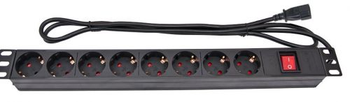  Блок розеток 19, 8 розеток Cabeus PDU-8P-2IEC