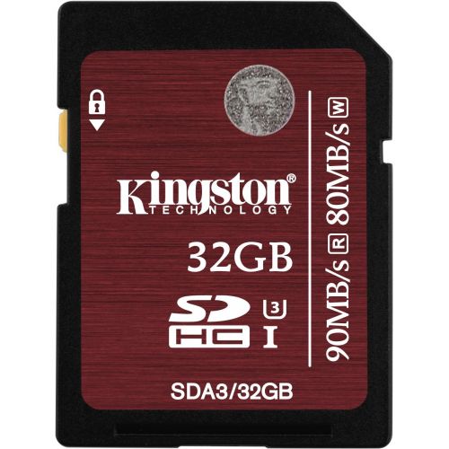  Карта памяти 32GB Kingston SDA3/32GB SDHC Class 10 UHS-I Class 3