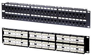  Патчпанель 19, 48xRJ12 Hyperline PP-19-48-6P4C-C2