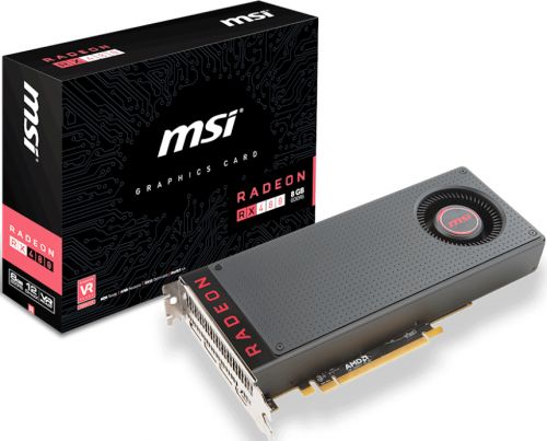  PCI-E MSI RX 480 8G Radeon RX 480 8GB 256bit GDDR5 1300/7000Mhz DVIx1/HDMIx1/DPx3/HDCP RTL