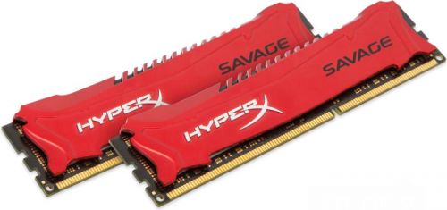  DDR3 16GB (2*8GB) Kingston HX316C9SRK2/16 HyperX Savage PC3-12800 1600MHz CL 9-9-9 1.5 В Радиатор XMP