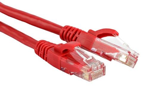  Кабель патч-корд UTP 5e кат. 5м. Hyperline PC-LPM-UTP-RJ45-RJ45-C5e-5M-LSZH-RD