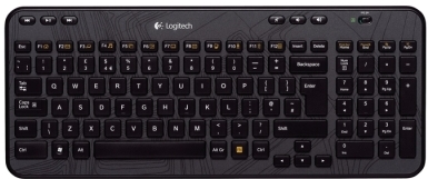  Клавиатура Wireless Logitech Keyboard K360 USB, black, Rtl 920-003095