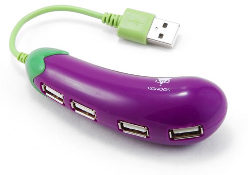  Разветвитель USB 2.0 Konoos UK-45