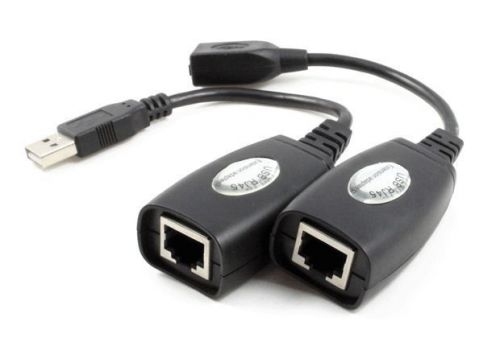  Кабель интерфейсный USB 1.1 Greenconnect AM-AF/RJ45Fx2