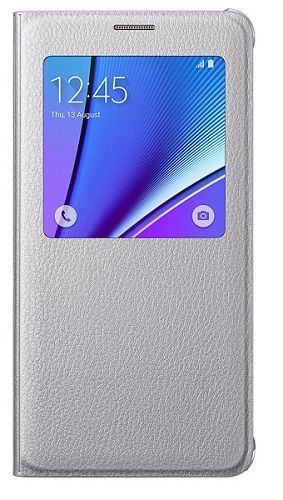  Чехол для телефона Samsung Galaxy Note 5 S View серебристый (EF-CN920PSEGRU)