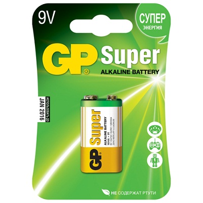  Батарейка GP Super alkaline 1604A(6LF22)
