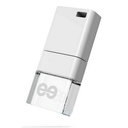  Накопитель USB 2.0 32GB Leef ICE White/ABS band LFICE-032WHR
