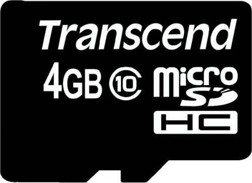  Карта памяти 4GB Transcend TS4GUSDC10 MicroSDHC class 10
