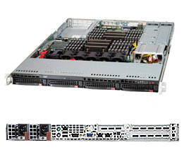  Серверная платформа 1U Supermicro SYS-6017R-N3RFT+