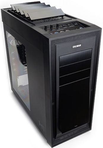  eATX Zalman H1 Full Tower, черный, без БП (1x200mm+3х120mm,USB2.0 x2 + USB3.0 x2,Audio)