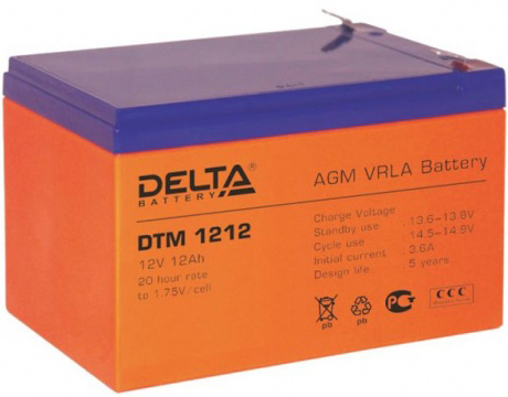  Батарея Delta DTM 1212