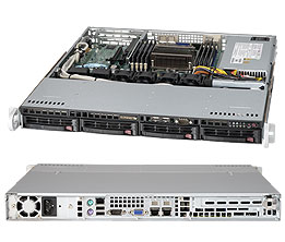  Серверная платформа 1U Supermicro SYS-5017R-MTF