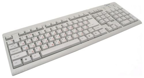  Клавиатура проводная Gembird KB-8300-R PS/2, белая