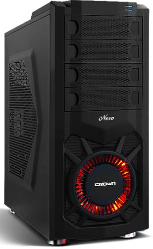  ATX Crown CMC-GS788 черный Full Tower без БП (2*120mm FAN, USB 3.0x2+USB 2.0 x2, Audio)