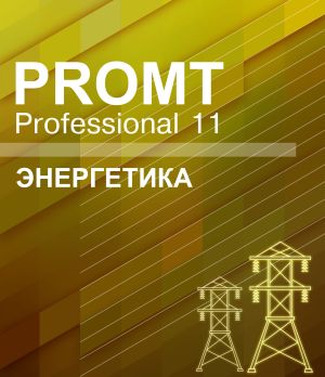  Право на использование (электронный ключ) PROMT Professional 11 Многоязычный, Энергетика