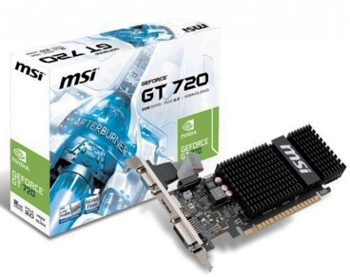  PCI-E MSI N720-2GD3HLP GeForce GT 720 2GB GDDR3 64bit 28nm 797/1600MHz DVI(HDCP)/HDMI/VGA Low Profile Passive RTL