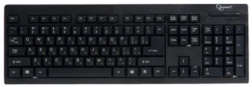  Клавиатура проводная Gembird KB-8300U-BL-R USB, черная