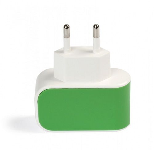  Зарядное устройство сетевое SmartBuy COLOR CHARGE SBP-8040 1А, универсальное, 1хUSB, зеленое
