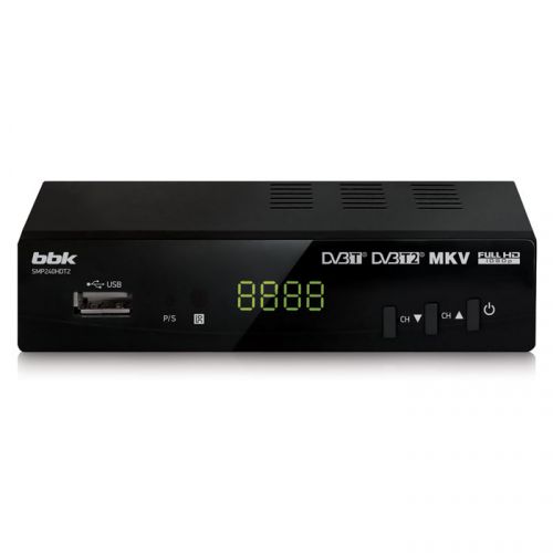  Ресивер цифровой телевизионный DVB-T2 BBK SMP240HDT2