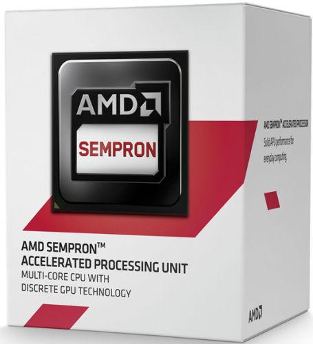 AMD Sempron 3850 Kabini X4 1.3GHz (AM1, L2 2MB, 25W, 28nm, 1300MHz, EM64T) BOX