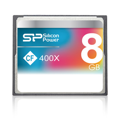  Карта памяти 8GB Silicon Power SP008GBCFC400V10 Compact Flash Card 400x