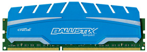  DDR3 8GB (2*4GB) Crucial BLS2C4G3D18ADS3CEU 1866MHz Ballistix Sport XT CL10 1.5V
