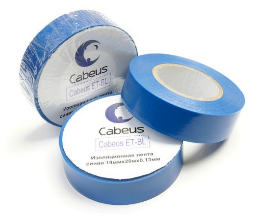  Изолента Cabeus ET-BL