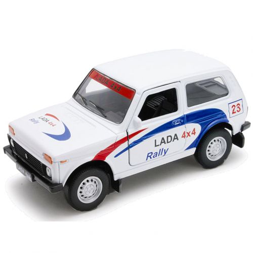  Модель автомобиля Welly 42386RY LADA 4x4 Rally