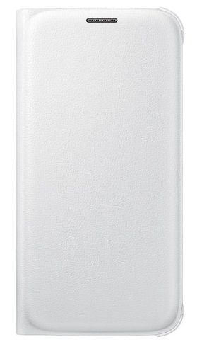  для телефона Samsung Galaxy S6 Flip Wallet белый (EF-WG920PWEGRU)