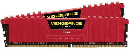  DDR4 16GB (2*8GB) Corsair CMK16GX4M2A2400C14R Vengeance LPX PC4-19200 2400MHz CL14 1.2V Радиатор RTL
