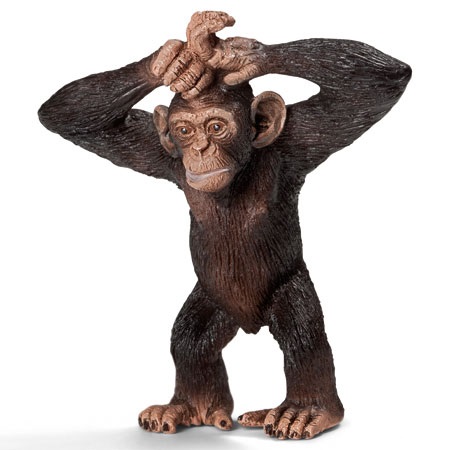  Игровая фигурка Schleich 14680 Детеныш шимпанзе