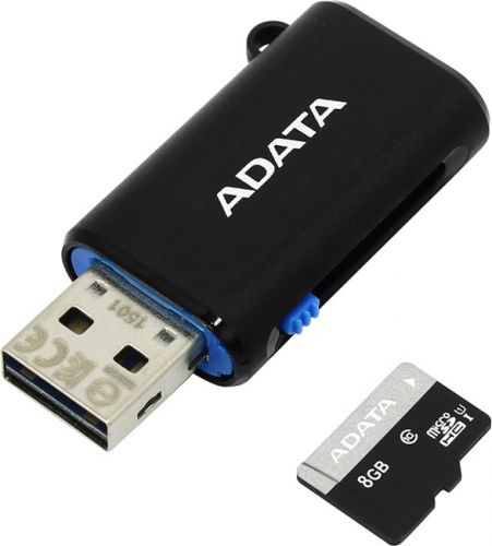  Карта памяти 8GB ADATA AUSDH8GUICL10-ROTGMBK