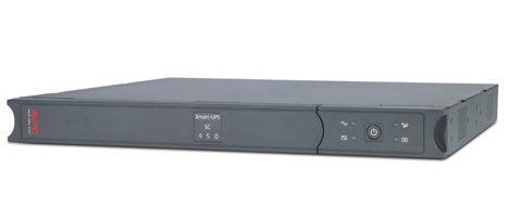 APC SC450RMI1U Smart-UPS SC, Line-Interactive, 450VA/280W, Rack/Tower, IEC, Serial