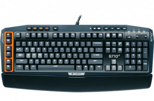  Клавиатура проводная Logitech G710+ Mechanical USB, black , USB-хаб, подсветка 920-005707