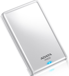  Внешний жесткий диск 2.5&#039;&#039; ADATA AHV620-1TU3-CWH HV620 1TB WHITE USB 3.0