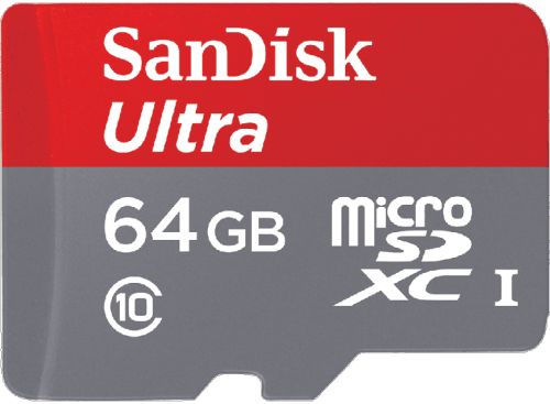  Карта памяти 64GB SanDisk SDSQUNB-064G-GN3MN Ultra Android microSDXC 64GB Class 10 UHS-I
