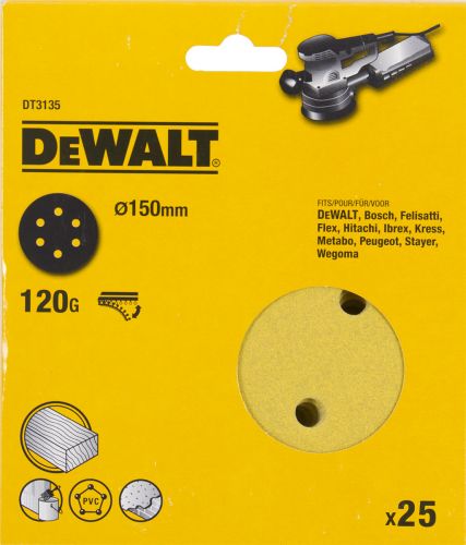  Круг шлифовальный DeWALT DT 3135