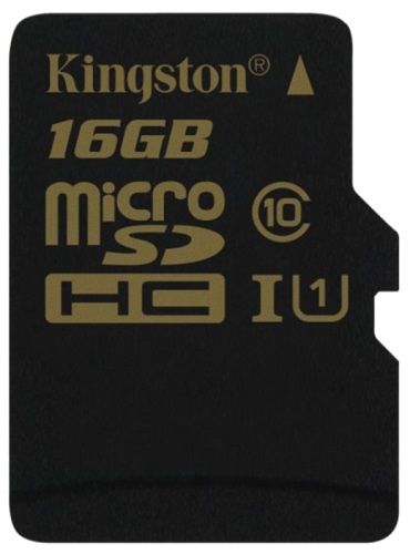  Карта памяти 16GB Kingston SDCA10/16GBSP microSDHC Class 10 UHS-I U1