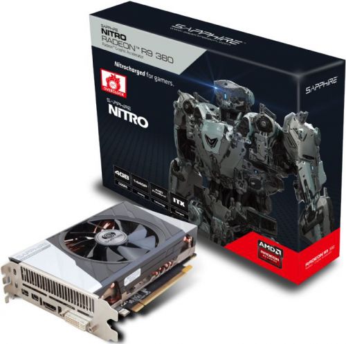  PCI-E Sapphire 11242-14-20G AMD Radeon R9 380 Nitro ITX Compact 4GB GDDR5 256bit 28nm 1000/5800MHz DVI(HDCP)/HDMI/2*miniDisplayPort RTL