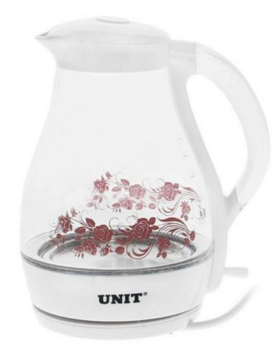  Чайник Unit UEK-258 белый c рисунком