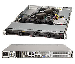 Серверная платформа 1U Supermicro SYS-6017R-NTF