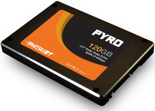  Твердотельный накопитель SSD 2.5&#039;&#039; Patriot PP120GS25SSDR Pyro 120GB SATA 6Gb/s SandForce SF-2281 530/550Mb 85000 IOPS NCQ