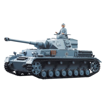  Радиоуправляемая модель танка Heng Long 3859-1 Panzerkampfwagen IV Ausf.F2, 1:16, дым
