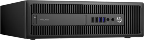 Компьютер HP ProDesk 600 G2 T4J52EA Core i3 6100 (3.7GHz), 4096MB, 500GB, No DVD, Shared VGA, Windows 10 Professional + Windows 7 Professional, Black