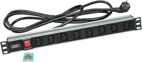  Блок розеток 19, 8 розеток MDX MDX-PDU-8C13-16A-Sw