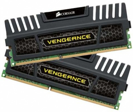  DDR3 16GB (2*8GB) Corsair CMZ16GX3M2A1600C9 1600MHz, 2x240 Dimm, Unbuffered, 9-9-9-24, Vengeance Heatspreader, Core i7,i5