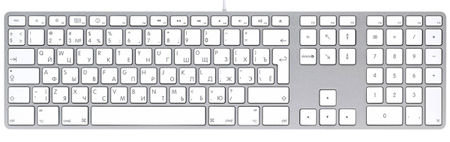  Клавиатура Apple Keyboard with Numeric Keypad MB110RU/B